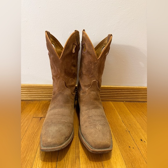 Justin BR611 Men's Bent Rail Western Boot with Madera Gaucho Square Toe 10.5 - Picture 4 of 16